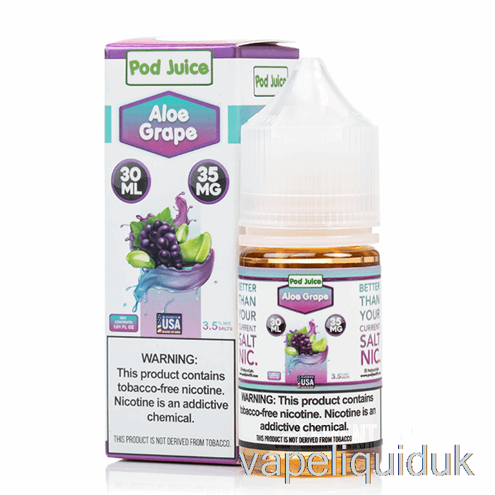 Aloe Grape - Pod Juice - 30mL 10mg Vape Liquid